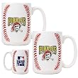 Pittsburgh Pirates MLB 2pc Ceramic Gameball Mug Set - Primary Logo