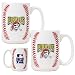 Pittsburgh Pirates MLB 2pc Ceramic Gameball Mug Set - Primary Logo by Great American Products