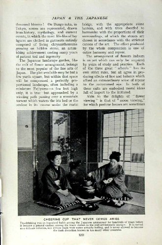 C1920 Japan Tea-Drinking Cha-No-Yu Party Japanese