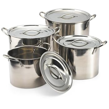 Prime Pacific Trading Stainless Steel Stockpot Set