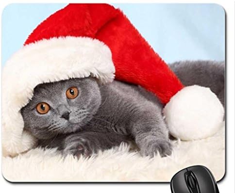 Christmas cat Mouse Pad, Mousepad (Cats Mouse Pad)