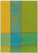 Waffle Weave 100% Cotton Horse Mustard Yellow Dishtowel 18" X 28" Set / 6