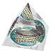 NFL Crystal Pyramid with Stadium Image on Bottom