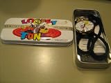 1994 Warner Bros. Looney Tunes Armitron Quartz Sylvester the Cat Tweety Bird Pocket Watch