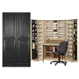 Scrapbox Limited Edition Workbox Black Oak Raised Panel - Pre Assembled ~ Scrapbox