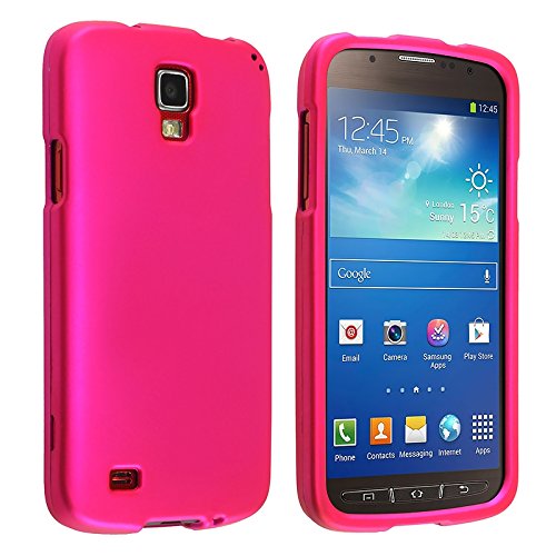 Generic Hard Cover Case for Samsung Galaxy S4 Active i537/i9295 - Retail Packaging - Hot Pink
