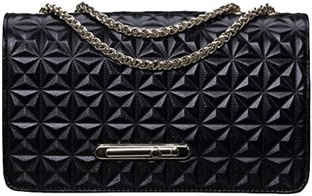 SAIERLONG Women's Tote Single Shoulder Bag Cross Body Bag Handbag Black Cow Leather