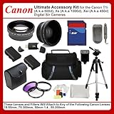 16gb Prime Time Huge Ultimate Accessory Kit for the Canon T1i (A.k.a 500d), ....