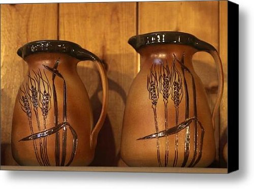 Best Cheap Handmade Pottery Pitchers Canvas Print / Canvas Art - Artist Linda Phelps