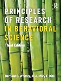 Principles of research in behavioral science