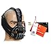 XCOSER Men's Bane Mask Costume Props TDKR Full Adult Size - 3D Version V9 2016