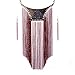 QIYUN.Z Funky Long Tassel Chain Bling Rhinestone Tribal Jewelry Necklace Earrings Set