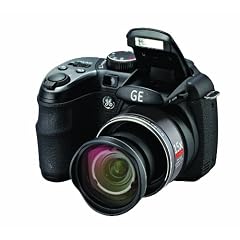 GE General Electric X500 Digitalkamera (16 Megapixel, 15-fach opt. Zoom, 6,8 cm (2,7 Zoll) Display, 27mm Weitwinkel, Optischer Bildstabilisator) schwarz