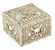 Skulls and Skeletons - Ossuary Jewelry Box - Cold Cast Resin - 3.0" Height