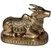 Statue Steed Bull of Shiva Metal Sculpture from India