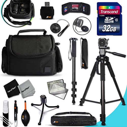 Ultimate SONY Digital Camera ACCESSORIES Kit for SONY Cyber-Shot DSC-RX100 IV, RX10 II, HX90V, XW500, QX30, RX100 III, H400, H300, HX400V, QX10, QX100, RX1R, RX10, RX100 II, XH50V, XH300, NEX5T, NEW3N, H200, RX1, NEX6, NEX5R, RX100, H90, HX200V, HX30