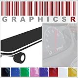 Sticker Decal Graphic - Urban Brooklyn Street 80's Old School Skateboard A165