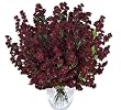 1920 Baby's Breath Gypsophila Artificial Silk Flowers _Burgundy