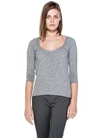 Stefanel Jersey Madonna (gris claro)