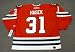 DOMINIC HASEK Chicago Blackhawks 1992 CCM Throwback Away Hockey Jersey
