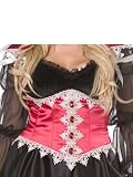 Smiffys Bijou Boutique Gothic Plus Size Corset - Ladies