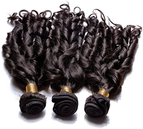 Heiheimai Brazilian Spiral Curl Human Hair Pack of 3 (12