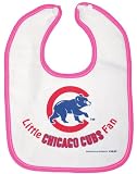 Chicago Cubs Little Fan Pink Baby Bib by McArthur Sports