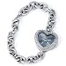 Dallas Cowboys SILVER RHINESTONE WOMEN'S/LADIES HEART WRIST WATCH