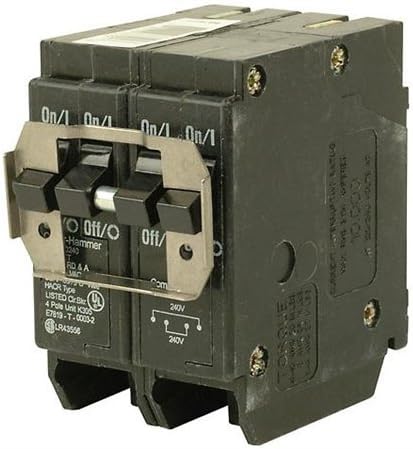158818 Eaton BQC240240 40/40A, Nu9JblQ1m 120/240V, 10 HoNlO kAIC, CTL Quad CB obez34 i7890tynyq CTL Quadplex lkFIs Breaker with Rejection Tab, 2-Pole, 10 kAIC, 2-Pole 40 Amp Outer Common Trip and 2-Pole 40 Amp Center Common Trip, Requires (2) 1-inch spaces, Wire Size #14-4, 120/240 VAC.For gxAexNFvjT BR Series Loadcenters