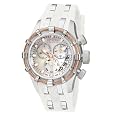 Invicta Women`s 6942 Reserve Collection Bolt Chronograph White Polyurethane Watch