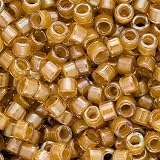Miyuki Delica Seed Beads 11/0 Goldenrod Lined Amber AB DB272 8 GR