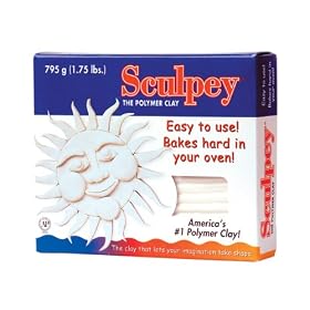 Sculpey Original Polymer Clay 1.75 Pounds/Pkg-White