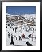 Skiers, Oukaimeden Ski Resort, Morocco, North Africa, Africa Sports Framed Art Poster Print by Christian Kober, 25x31