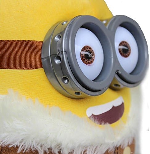 Minions Movie (Despicable Me) 3d Eyes Plush Doll, Bob Eskimo Minion 10"