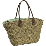 Straw Studios Seagrass Double Handle Tote