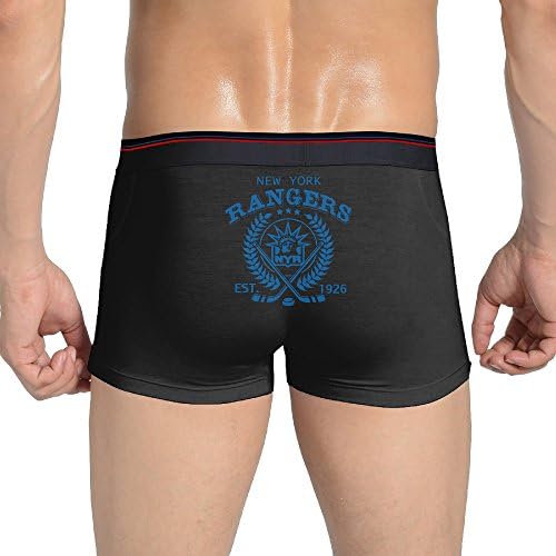 Hotboy19 Cute Men's New York Sport Ice Hockey Logo Briefs Size 3X Black