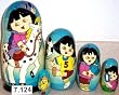 Russian Nesting Doll Dora Explorer 5 Pc / 7 in #7.124