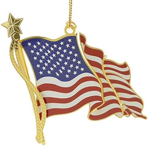 ChemArt American Flag Ornaments