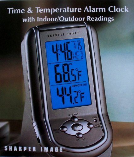 The Sharper Image Time Indoor/Outdoor Readings