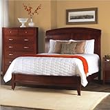 Modus Furniture Brighton Sleigh Low Profile Queen Size Bed, Wood, Cinnamon