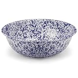 Enamelware 14" Timpano Basin, Blue Marble