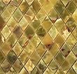 Green Onyx Polished DIAMOND Mosaic Tiles Meshed on 12 X 12 Tiles for Kitchen and Bathroom Backsplash, Shower Walls, Bathroom Floors & Walls