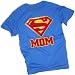 Super Mom Shield -- Superman Adult T-Shirt