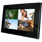 NIX X07B - 7 Inch Digital Picture Frame with Remote Control, Split Screen, Multi Screen & Random Display Options