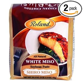 Roland, White Miso Soybean Paste, 35.3-Ounce (Pack of 2):  Grocery &amp; Gourmet Food