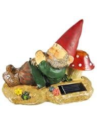 Lawn & Patio: Sleeping Garden Gnome Solar Powered Accent Light - Private Label