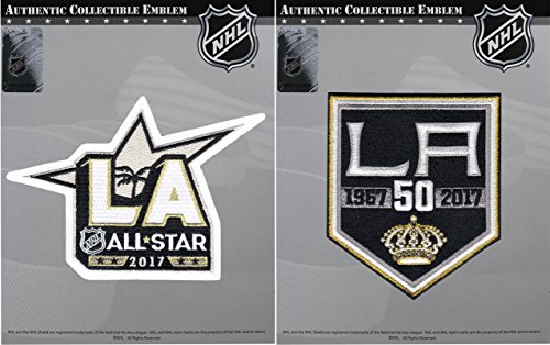 2016 NHL Los Angeles Kings 50th Anniversary & 2017 All Star Combo Jersey Patch
