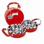 mudpie Pet Debossed Red Travel Kit with Feeding Bowls