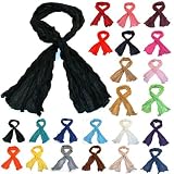 #2: HALSTUCH CRINKLE Schal Pashima Winter Stola TUCH