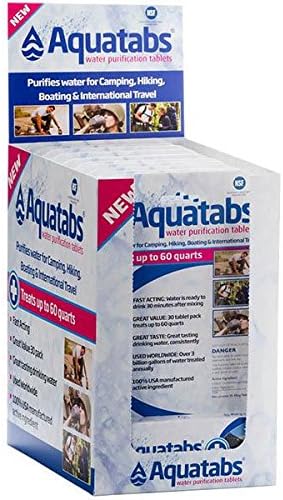 Aquatabs, Countertop Display, 12 x 30 pk